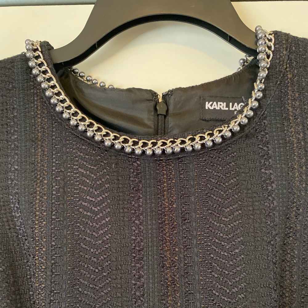 NWT! “KARL LAGERFELD” Classy Black Dress!
